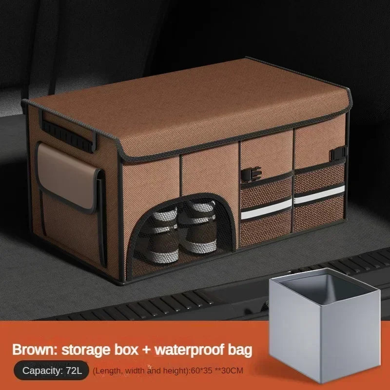 Premium Multi-Compartment Car Boot Organiser