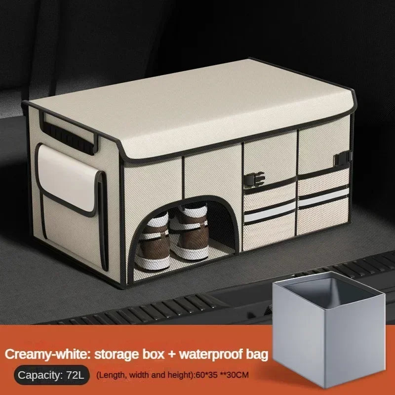 Premium Multi-Compartment Car Boot Organiser