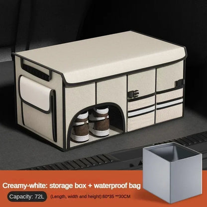 Premium Multi-Compartment Car Boot Organiser