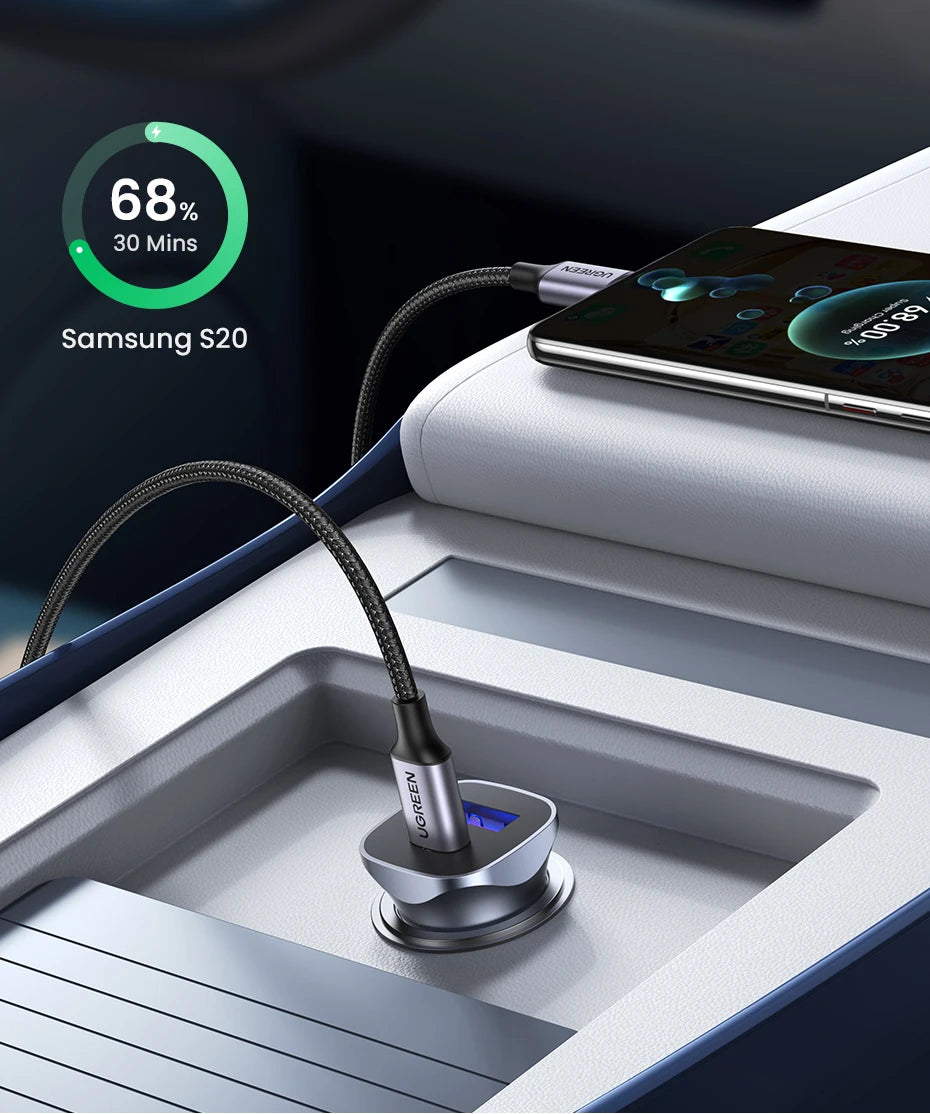UGREEN USB-C Fast Car Charger