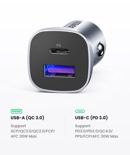 UGREEN USB-C Fast Car Charger