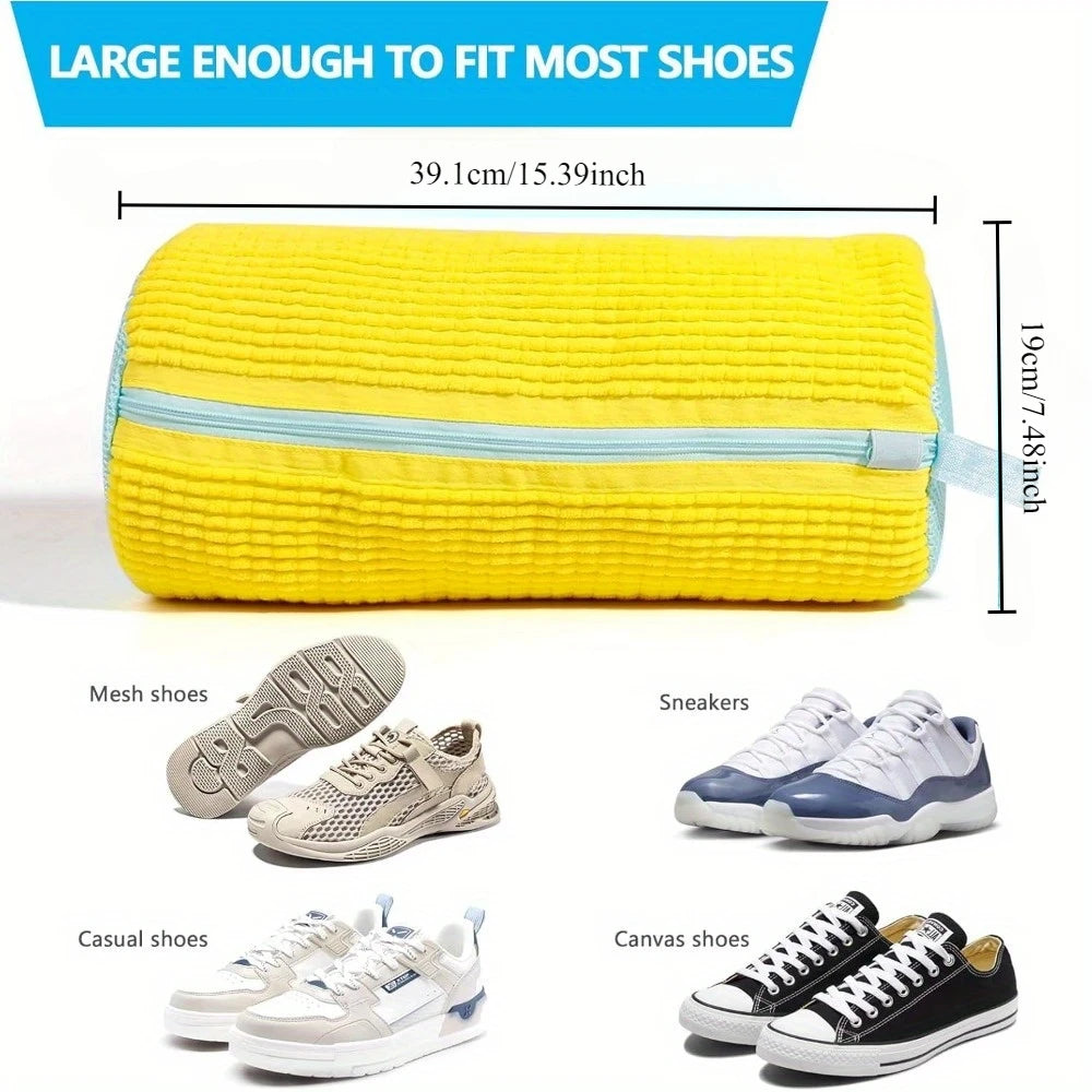 MAFSHI 360° Chenille Shoe Washing Bag
