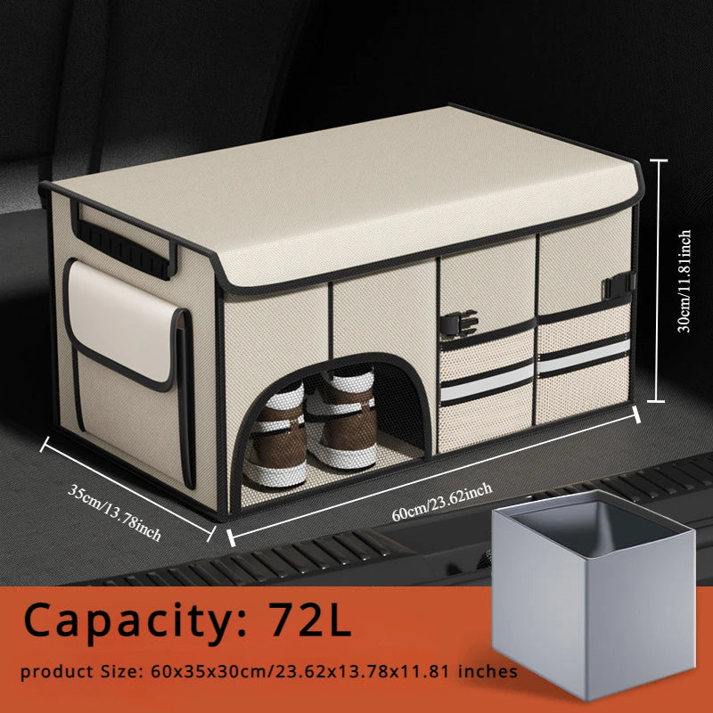 Premium Multi-Compartment Car Boot Organiser