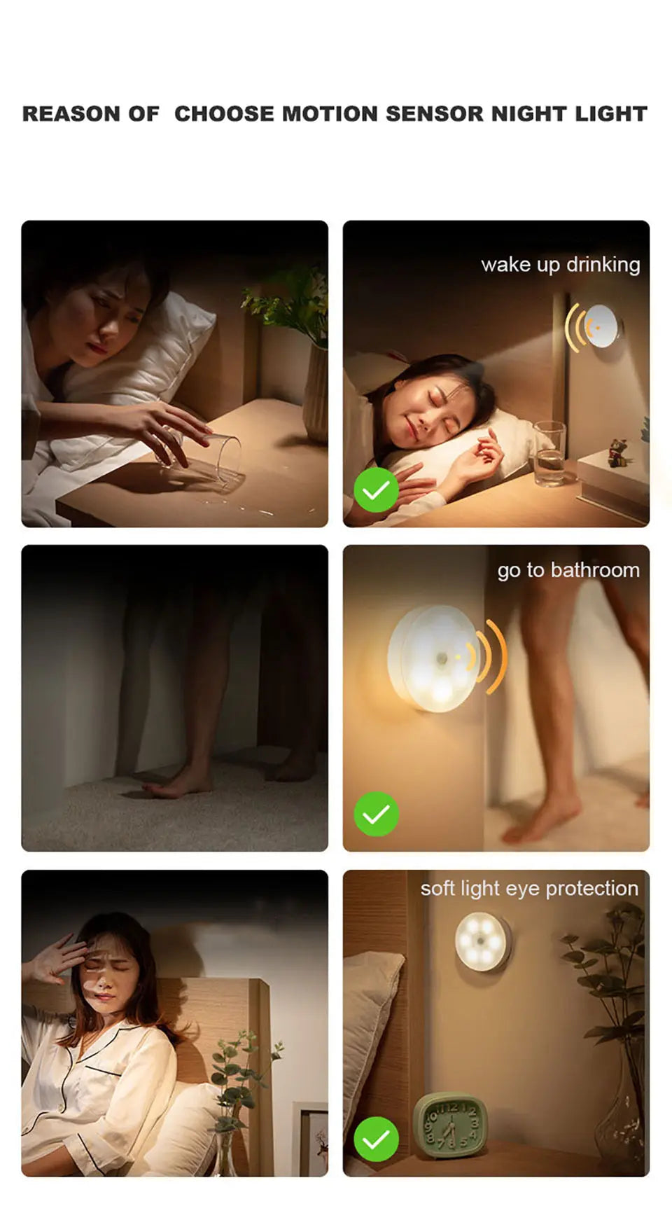 Rechargeable Motion Sensor Light – Wardrobe & Cabinet LED