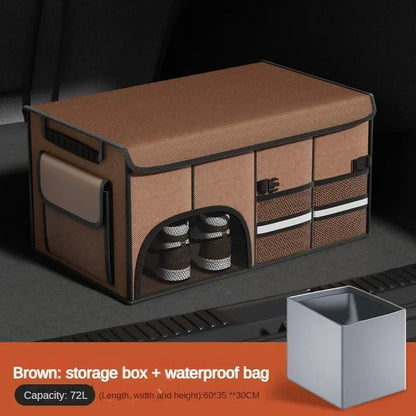 Premium Multi-Compartment Car Boot Organiser