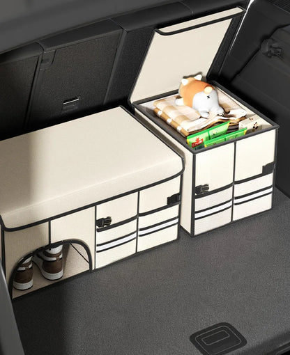 Premium Multi-Compartment Car Boot Organiser