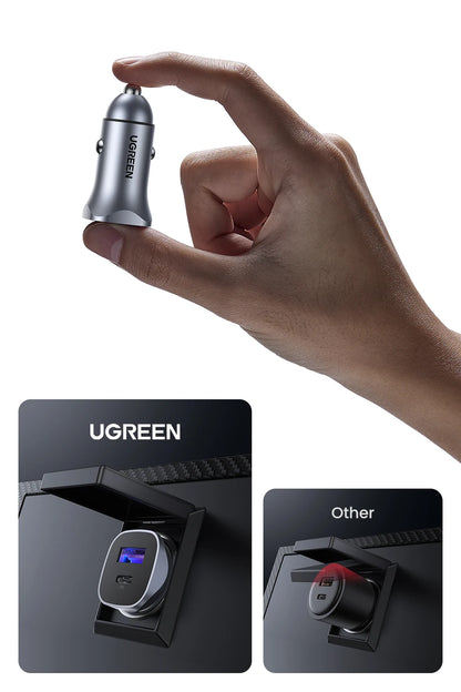 UGREEN USB-C Fast Car Charger