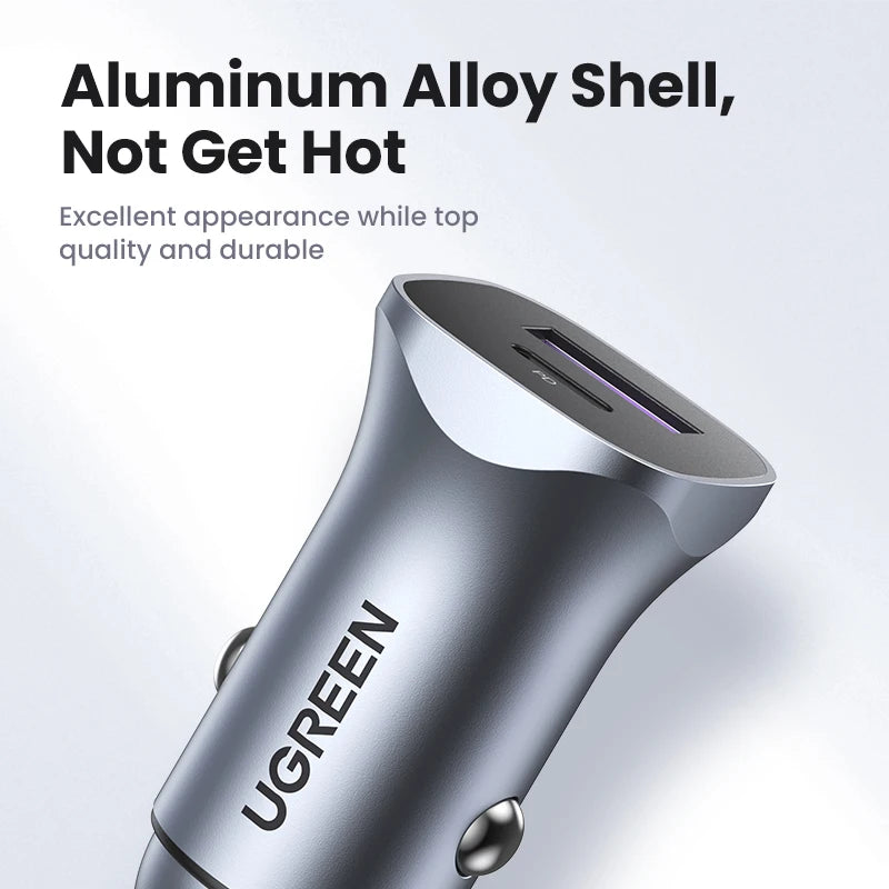 UGREEN USB-C Fast Car Charger