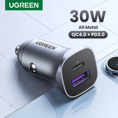 UGREEN USB-C Fast Car Charger