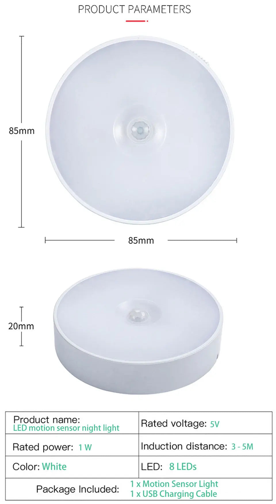 Rechargeable Motion Sensor Light – Wardrobe & Cabinet LED