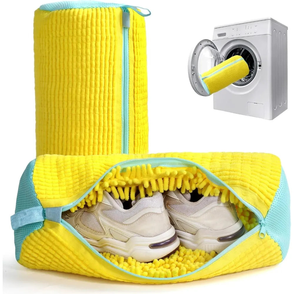 MAFSHI 360° Chenille Shoe Washing Bag